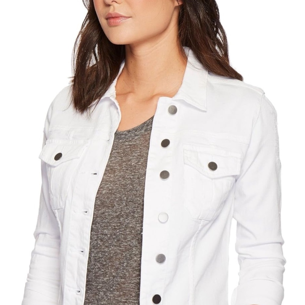 Kut from the Kloth Kara White Denim Jacket